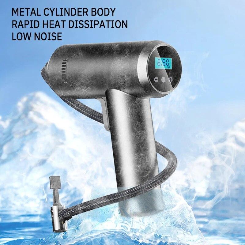 1 PC Handheld Wireless Car Inflation Pump Mini Portable Charging Bicycle Electric Vehicle Tire Inflator