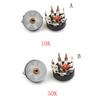 10Pcs Potentiometer Rv12Mm 10K 50K Radio Potentiometer With Switch