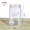 Food-Grade Glass Sprouting Jar with Multi-Functional Strainer Lid for Homemade Hydroponic Bean and Pea Seedlings.