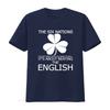 Maglietta da Rugby da Uomo Irlanda Sei Nazioni Rugger The Non Riguarda Chi Vuoi Che Vinci Battere Inglesi vintage Lavata Elastica