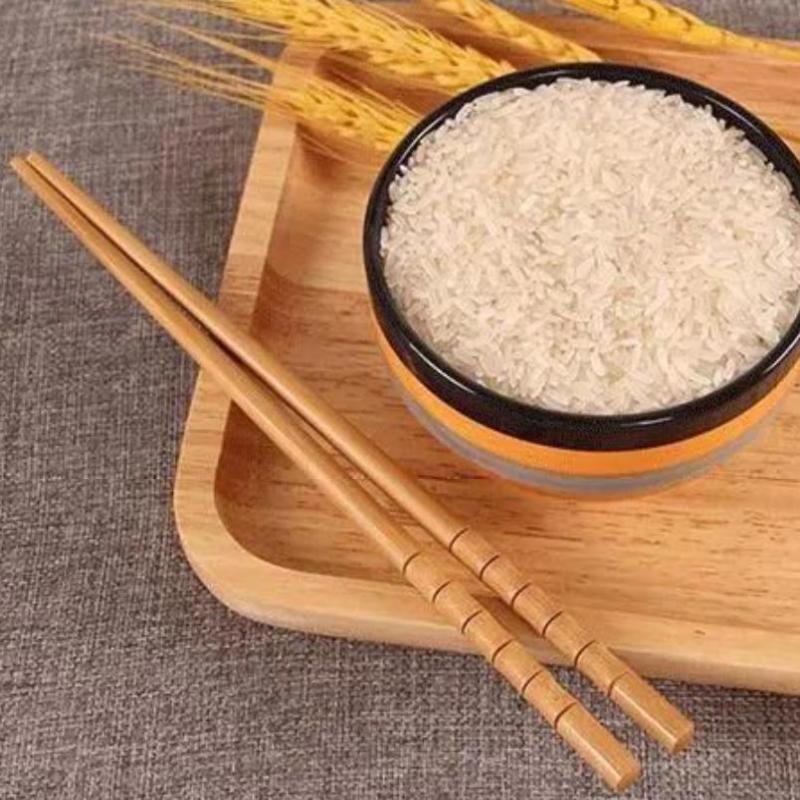 Natural Healthy Bamboo Chopsticks 10 Pairs Reusable Carbonized Non-slip for Sushi Japanese Cuisine Use