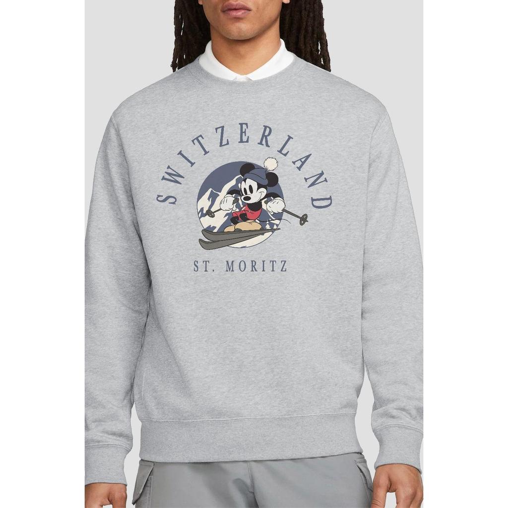 Disney Unisex Adult Switzerland Mickey Mouse Sweatshirt