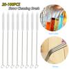 20-100PCS Test Tube Cleaning Brush Stainless Steel Straws Washer Soft Bristles Long Handle Handheld Home Cleaning Tools