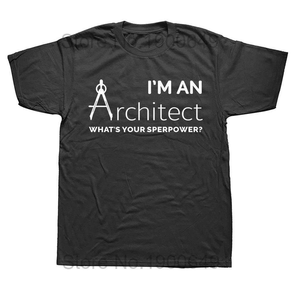 Architect Brain Architecture Students T Shirt Summer Graphic Cotton Streetwear Short Sleeve Birthday Gifts Tshirt Mens Clothing