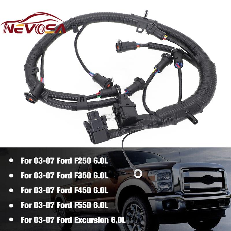 For 2003 2004-2006 Ford Super Duty 6.0L 04-07 Diesel engine 5C3Z-9D930-A Powerstroke Fuel Injector Wiring Harness 5C3Z9D930A