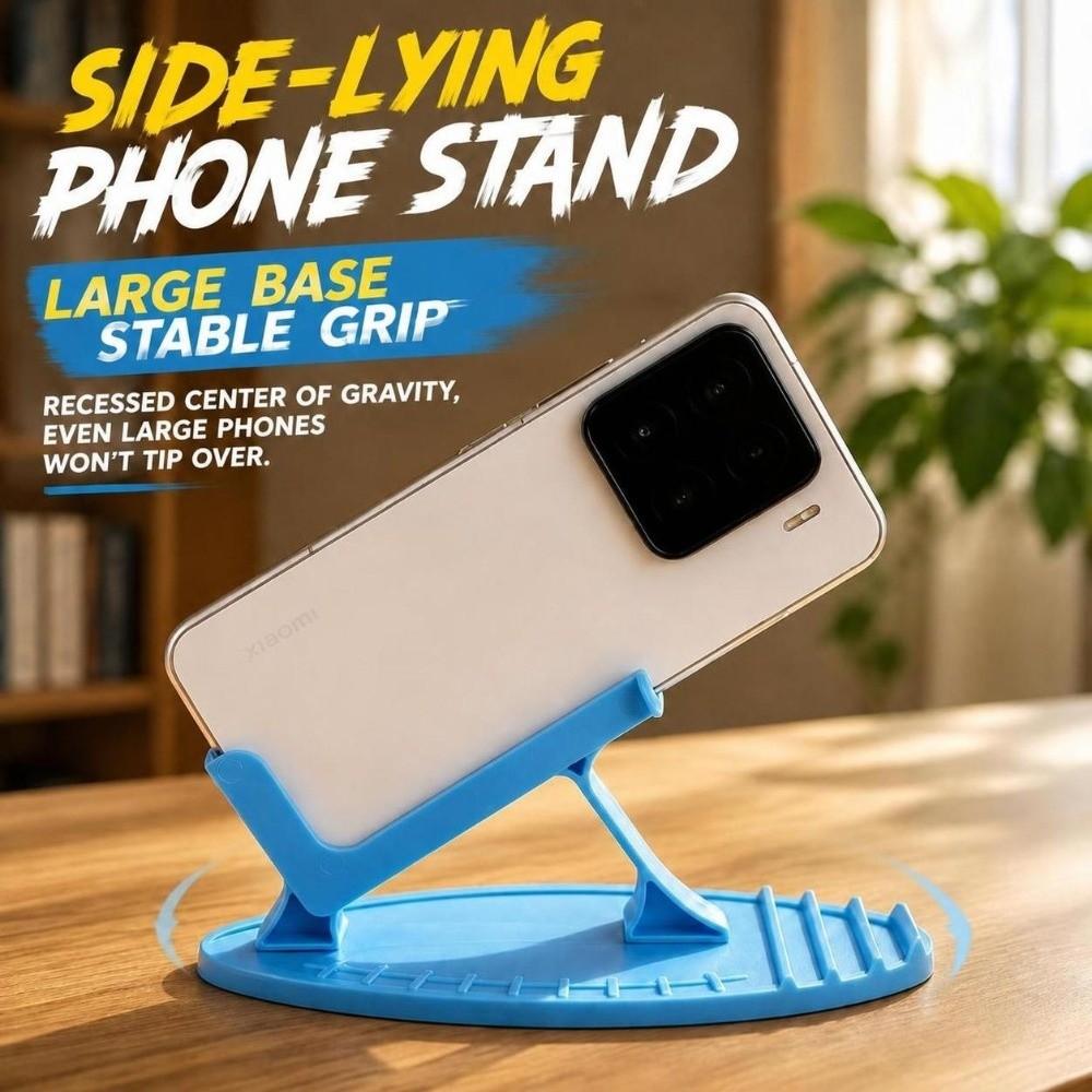 Multi-mode Side-lying Phone Holder Plastic Horizontal Phone Holder Lazy Phone Stand Bed Sofa