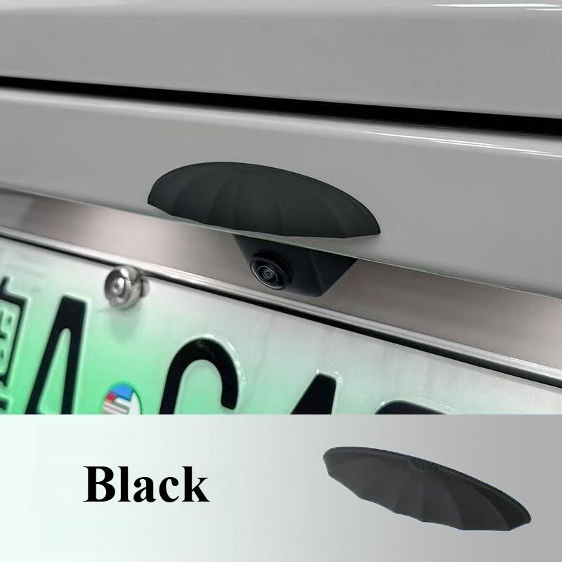 

Универсальный дождевик для камеры заднего вида автомобиля - Силиконовый всепогодный протектор для украшения зеркала заднего вида и защиты от непогоды чёрный