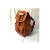Ledertasche Echter Rucksack Rucksack Herren Laptop Braun Neu Reise Vintage 16''