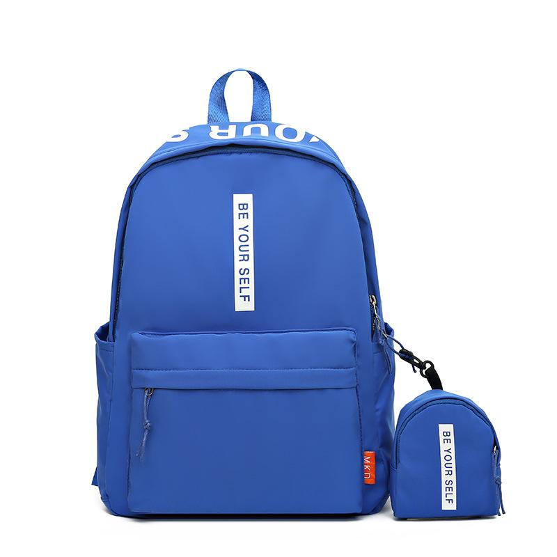 

Легкие женские рюкзаки для весенних прогулок, путешествий на природе, рюкзаки для досуга для учебных сумок учеников начальной школы One size синий