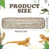 1PC Bearded Dragon Hammock Reptile Lounger for Chameleon Lizards Gecko Snakes Lguana Reptiles Geckos Grass Cushion Pet Bed Swing