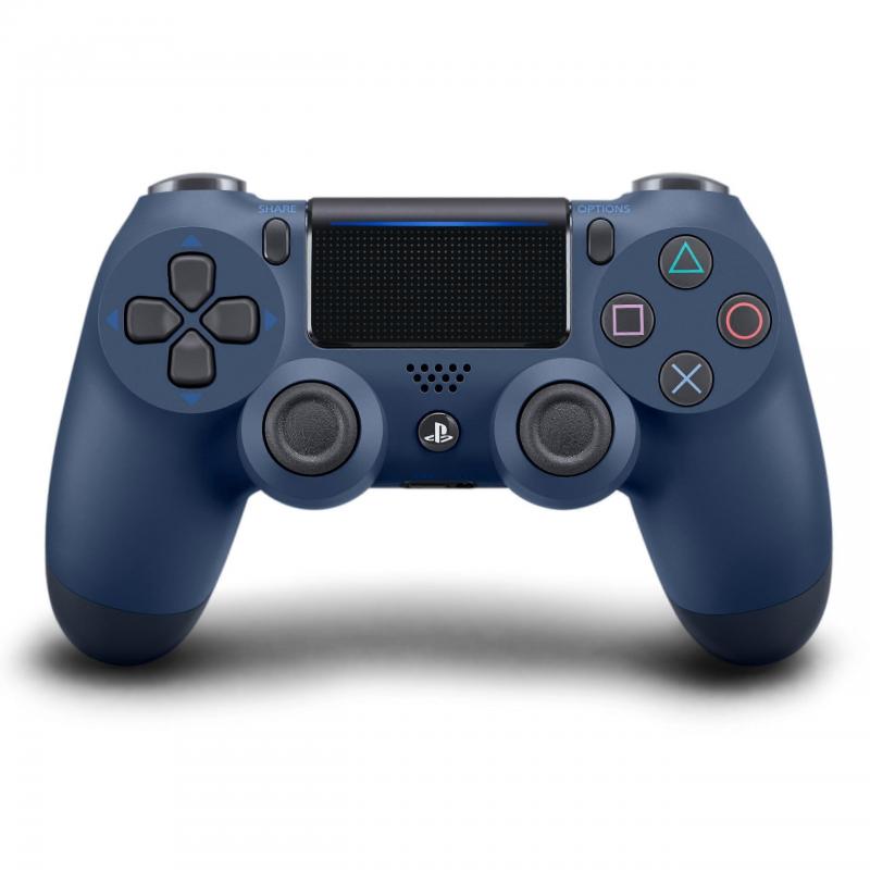 Sony Dualshock 4 Controller PS4 Midnight Blue Wireless Gamepad Compatible with PlayStation 4 and PC