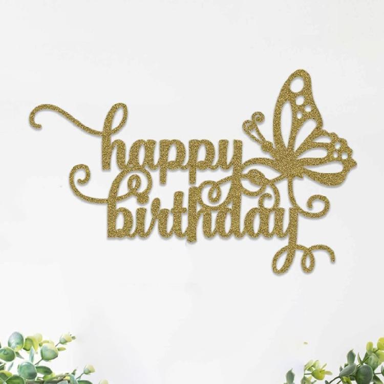 Happy Birthday Cutting Dies Scrapbooking Stencils Carbon Steel Die Cut Templates for Card Making Photo Album Decoration