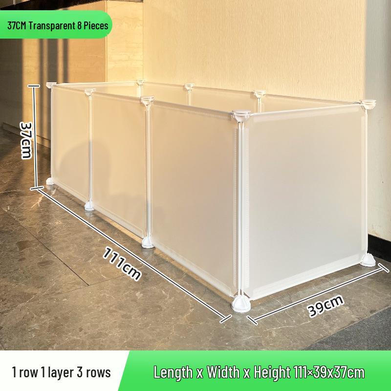 Portable Pet Fence: DIY Indoor/Outdoor, Free-Combining Small Animal Yard Cage.