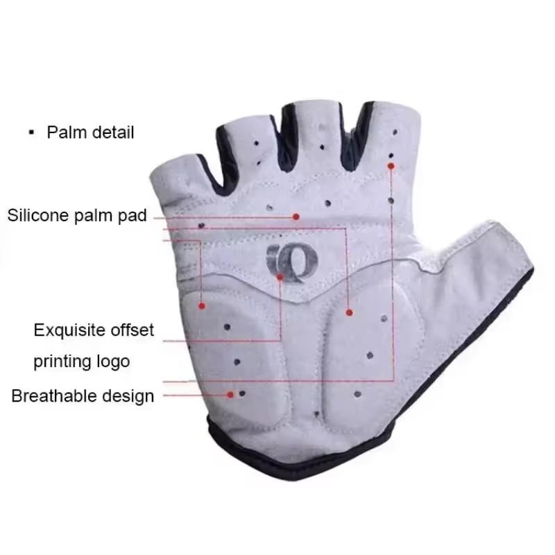 1Pair Half Finger Cycling Gloves Anti-slip Anti-sweat Gel Bicycle Riding Gloves Shock MTB Road Mountain Bike Sports Gloves