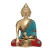 Meditierende Gautam Buddha Messingstatue/Idol für die Inneneinrichtung
