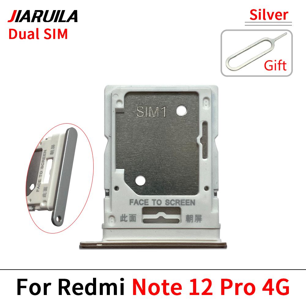 2 шт./лот Подходит для мобильного телефона Xiaomi Redmi Note 13 12 Pro 4G 5G Новый Боковой лоток для SIM-карты Держатель слота для чипа Карман