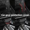 Car Styling Shift Handle Cover Leather Non-slip Automatic Gear Sheath Accessories For Benz AMG VIANO GLB GLC W108 W124 W126 W169