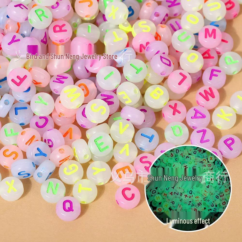 Acrylic Letter and Number Beads for Kids' DIY Jewelry and Crafts