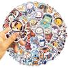 50 Animal Astronaut Graffiti Stickers Decorate Guitar Laptop Suitcase DIY Waterproof