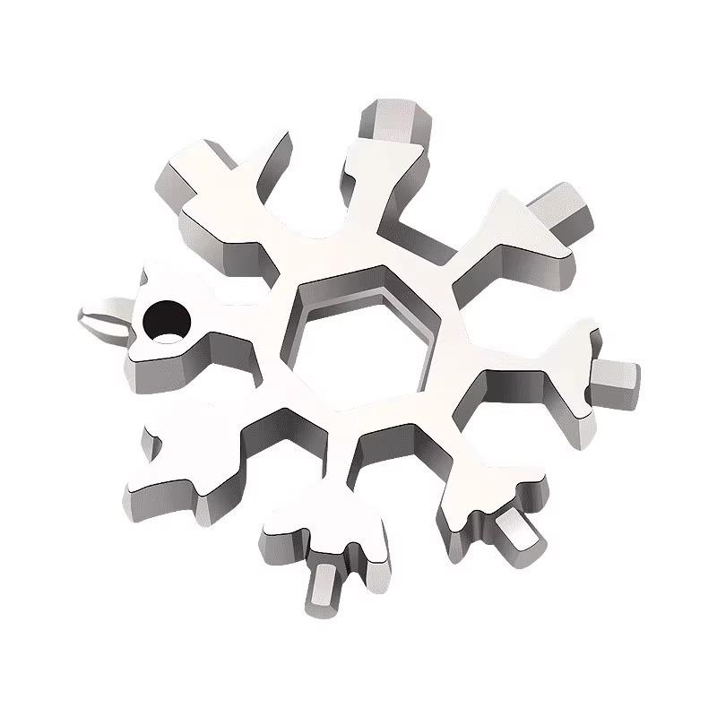 Klíčenka s vločkovým klíčem: Přenosný multifunkční nástroj z vysoce uhlíkové oceli