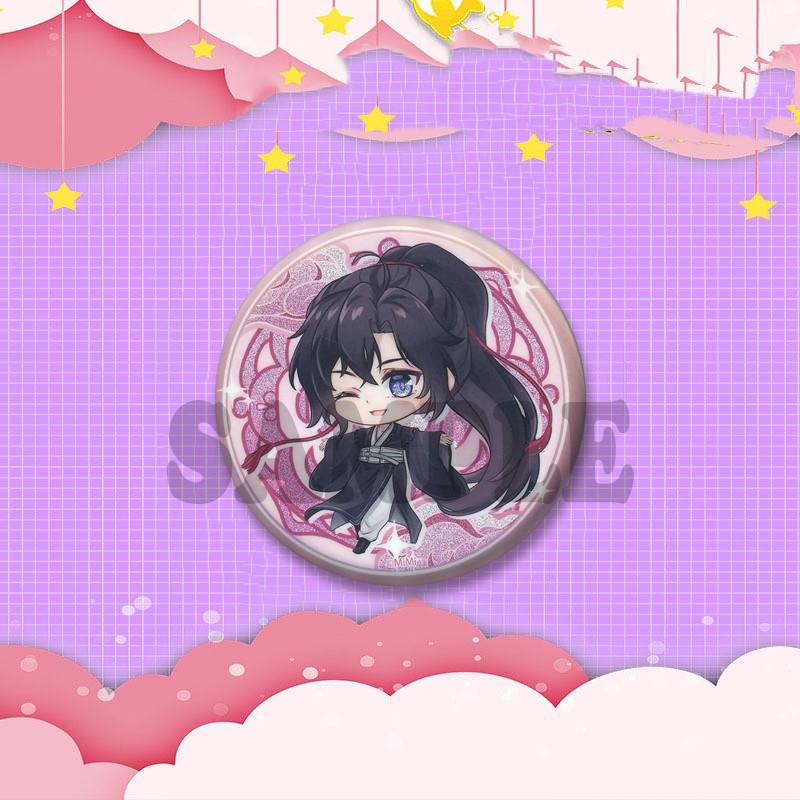 BL Anime Peripheral Coin Brooch Mo Dao Zu Shi Lan Wangji Wei Wuxian Enamel Pins Backpack Clothing Jewelry Badge Accessories Gift