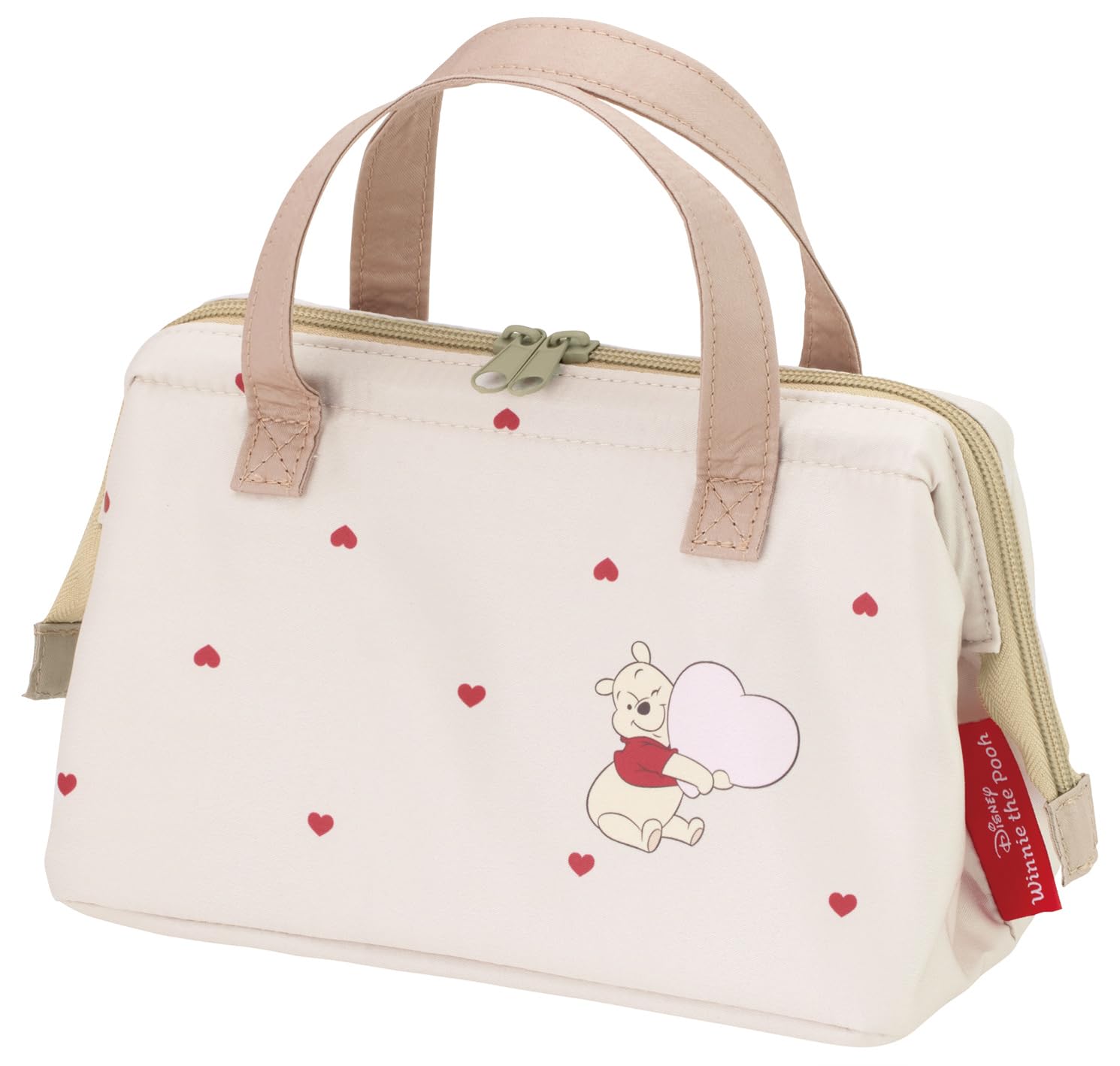 

Skater Lunch Clasp Winnie the Bag, Insulated, Closure, Women s, Disney, Pooh, HUG&HEART, KGA1-A