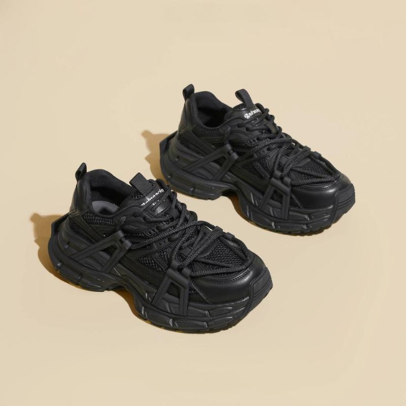 Autumn new platform dad shoes women's small height increase versatile sports and leisure shoes women