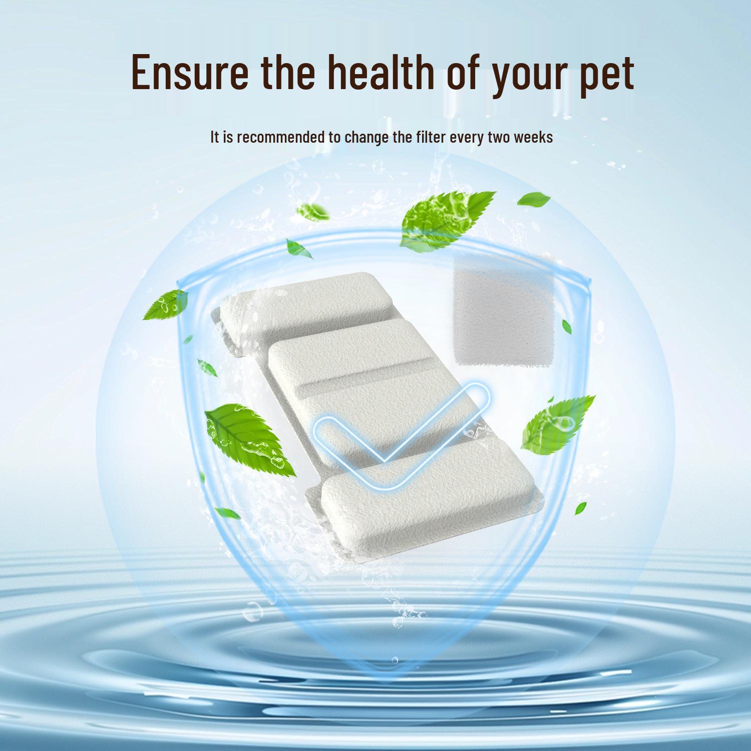 

Фонтанчик для води для домашніх тварин з нержавіючої сталі, 3,2 л, з інфрачервоним датчиком та автоматичною циркуляцією, для котів та собак Filter