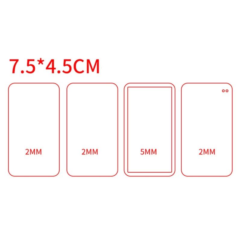 Multiple Shape DIY Acrylic Quicksand Plates Quicksand Ticket Root Mold Acrylic Ultra-permeable Quicksand Empty Plate