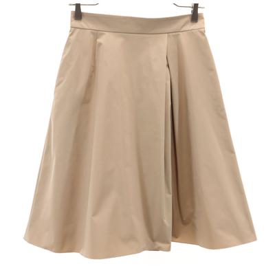 FOXEY NEW YORK Made In Japan Mimole Length Flare Skirt 40 Beige Women Used