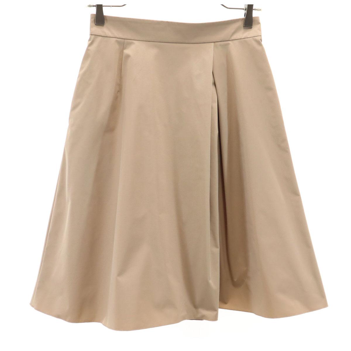 

FOXEY NEW YORK made in Japan Mimole length flare skirt 40 beige Women Used