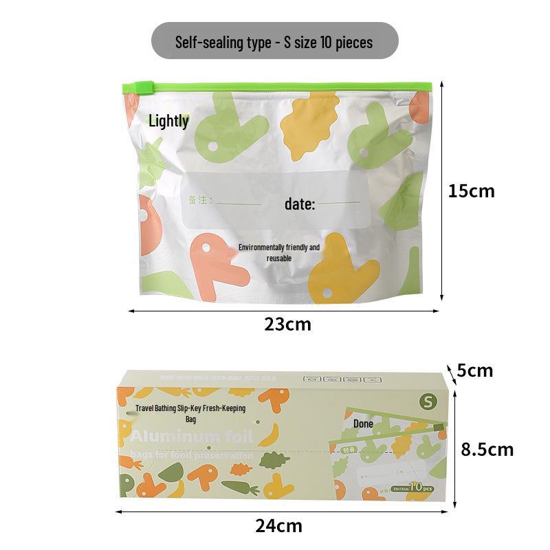 Aluminum Foil Sealing Slider for Food Preservation in Refrigerator & Freezer