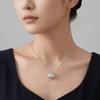 Jewelry Football Necklace Rhinestone Soccer Necklace Exquisite Football Pendant Choker  Men