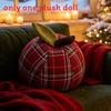 Christmas Plush Pillow With Santa Tree Candy Ring For Holiday Home Decor