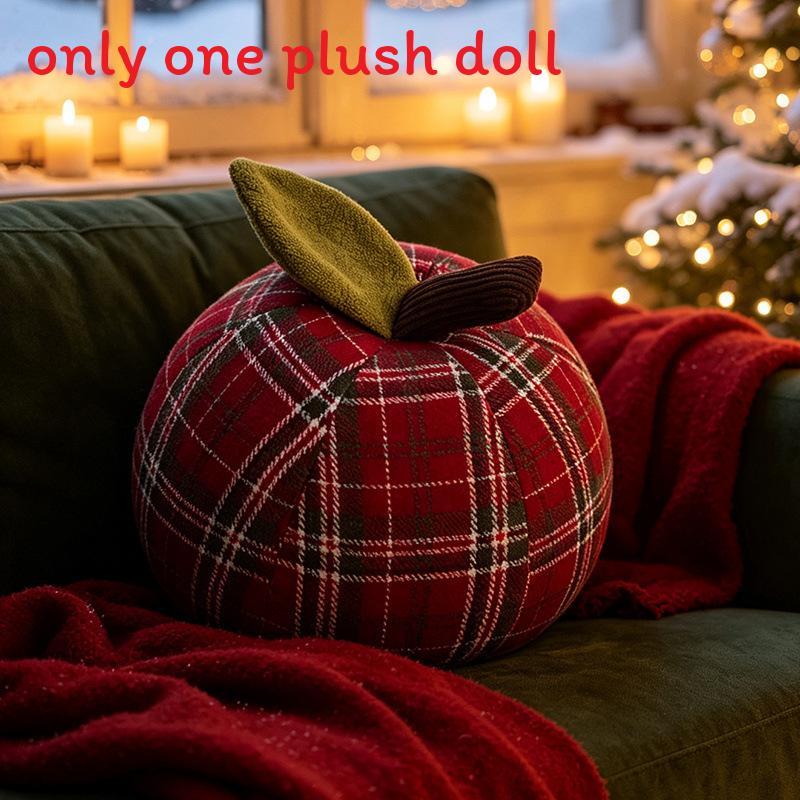 Christmas Plush Pillow With Santa Tree Candy Ring For Holiday Home Decor