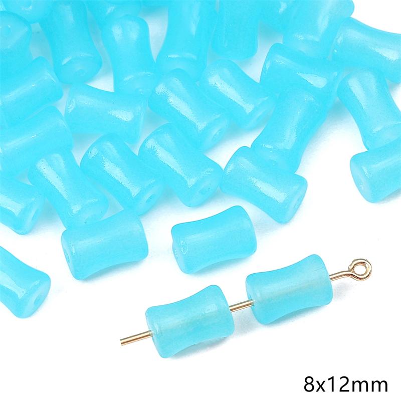 20pcs Blue Color Crystal Glass Loose Space Beads for Bracelet Necklace DIY Jewelry Craft Making Beads