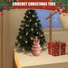 Cute Crochet Kit Handmade Crochet Christmas Tree Gnome Kit Easy Yarn Supplies Set For Holiday Crafting At Home Adults Teens Kids