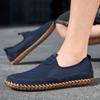 Men's Handmade Sneakers Slip on Loafers Breathable Mesh Casual Shoes Men's Driving Flats Summer