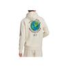 Adidas Originals Trefoil Solid Logo Print Hoodie Long Sleeve Sweatshirt Men Tops White HL9236