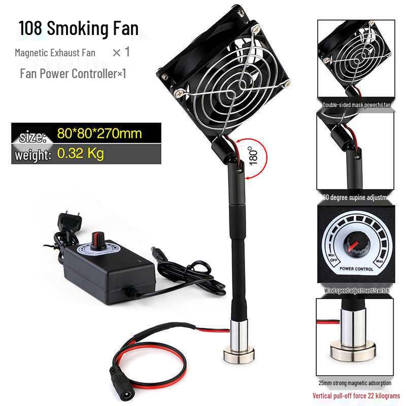 Electric Soldering Station Kit with Magnifying Glass, Fume Extractor, and Magnetic Repair Tools
