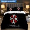 3PCS Resident Umbrella Bedding Set Duvet Cover Closure Includes 1 Duvet Cover & 2 Pillowcases for All Seasons Bedroom Decor Christmas Fan gifts