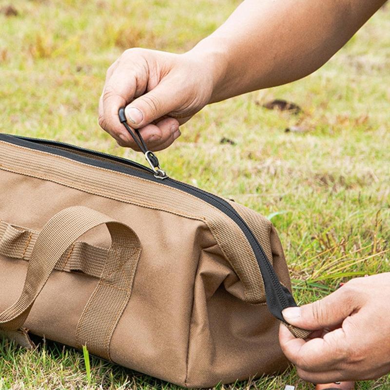 Multifunctional Camping Tool Bag Foldable Storage Box Wide Mouth Large Capacity Storage Bag Multi Purpose Carry Bag