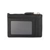 Coach Skinny Id Case Solid Color Leather Card Holder Mini Women Card Holder Black 57841-LIBLK