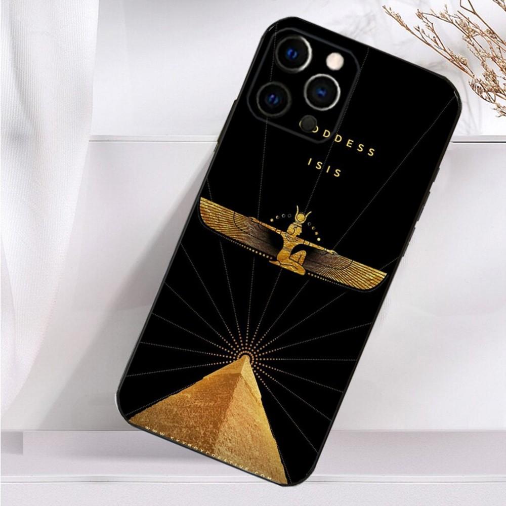 Art A-Ancient E-Egypt Phone Case For iPhone 16,15,14,13,12,11 Plus,Pro Max,XS,X,XR,SE,Mini,8,7 Soft Silicone Black Cover