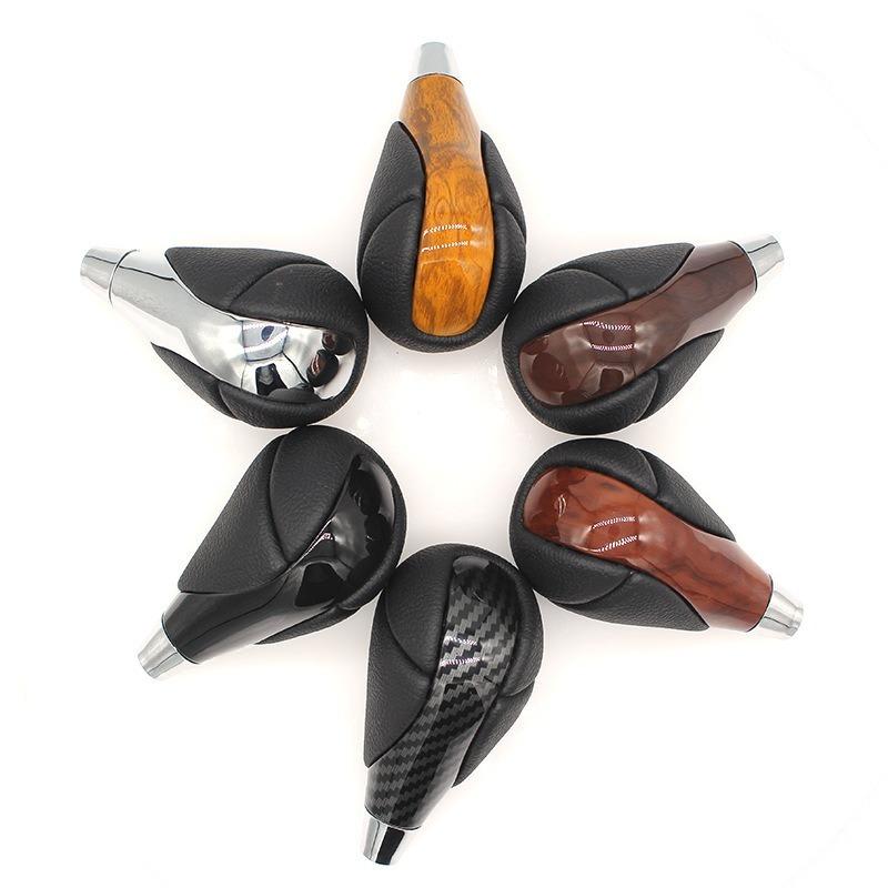 For Toyota/Lexus Automatic Gear Lever Knob - 8mm Threaded Leather Shifter (Hole-Free), Long-Lasting Car Interior Accessories