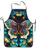 A Butterfly Apron Is Suitable for Handicrafts, Baking and Kitchen Cleaning, and Is a Perfect Holiday Gift.