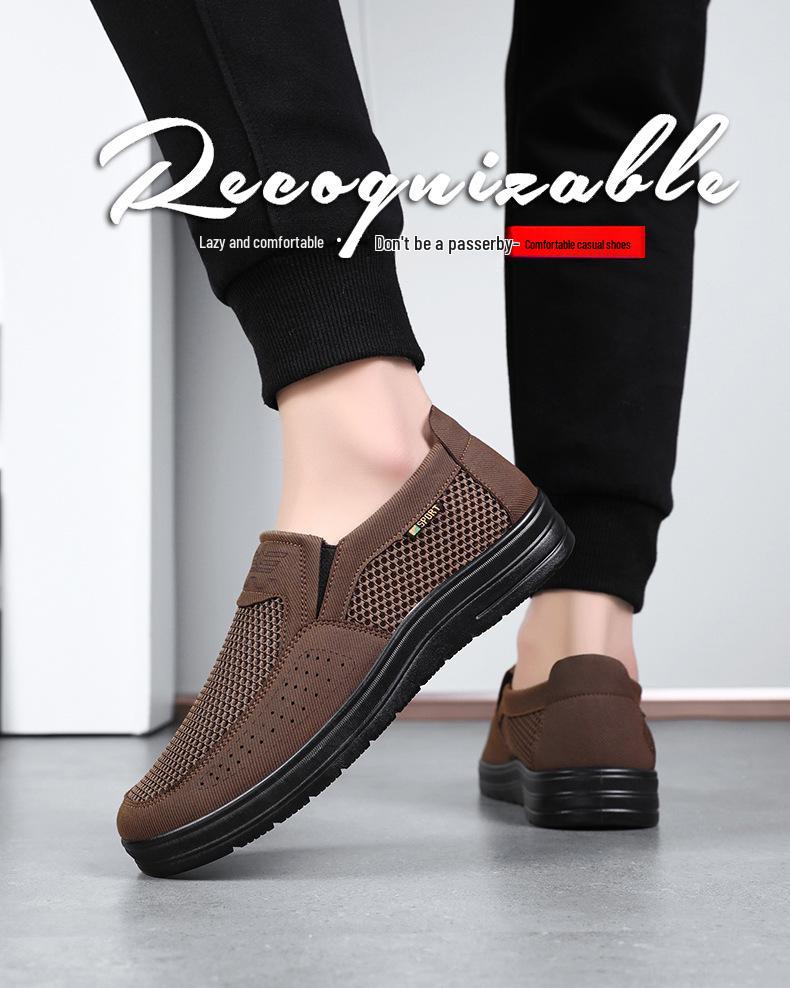 Men's Summer Casual Breathable Soft Sole Slip-On Shoes