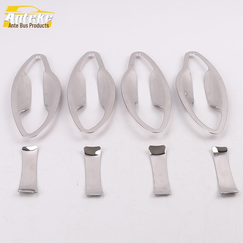 18 Fista Door Bowl Bright Ring & Protective Film Kit - Scratch/Wear Resistant Decorative Frame Accessories