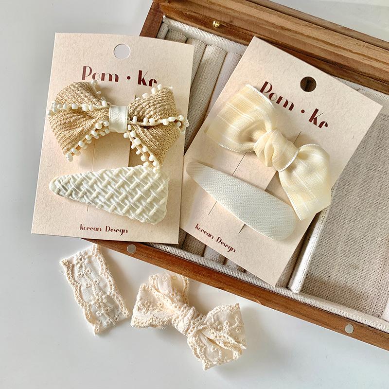 Baby Girls Chiffon Flower Snap Hair Clips Bow Accessories for Little Girls Teens Toddlers Kids Party