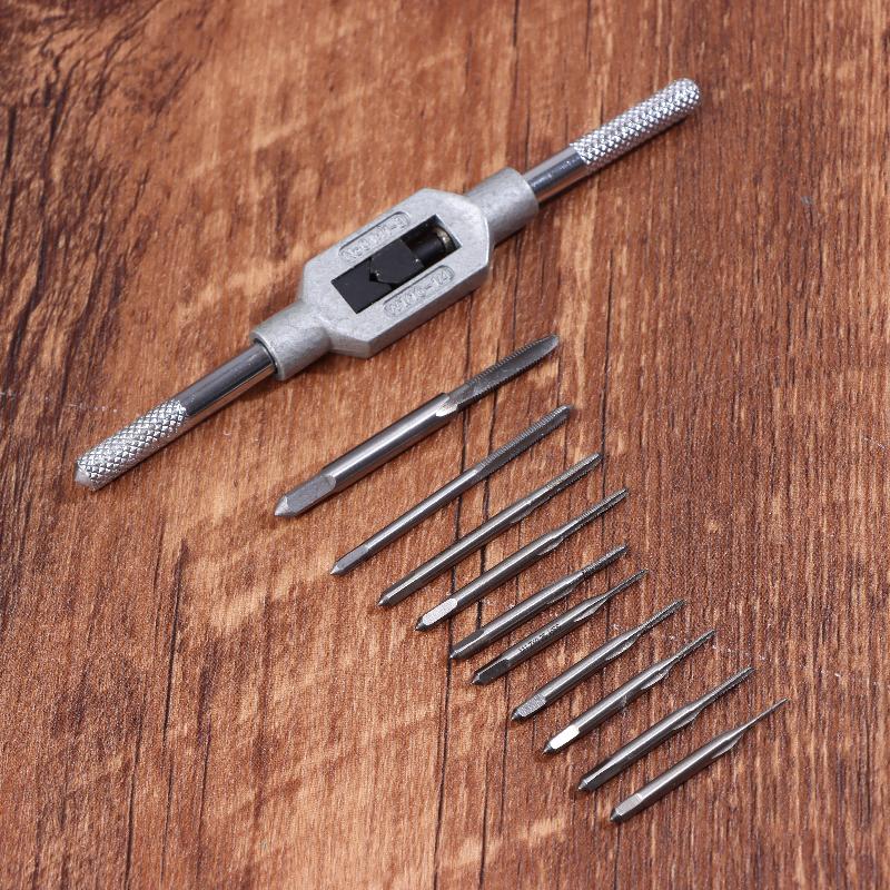 10Pcs Mini M1 To M3.5 Machine Hand Tap Thread Wire Tapping Threading Taps For Machining Nuts Or Other Common Thread